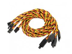 60cm Twisted Servo Lead Extension (JR) with Hook 22AWG