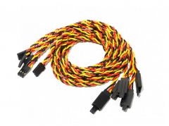 60cm Twisted Servo Lead Extension (JR) with Hook 22AWG