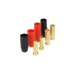 7mm AS150 Anti Spark Self Insulating Gold Bullet Connector