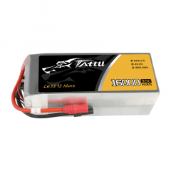 GensAce Tattu 16000mAh 22.2V 30C 6S1P Lipo Battery