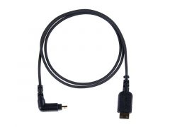 HyperThin Right Angle Micro HDMI to Mini HDMI Cable