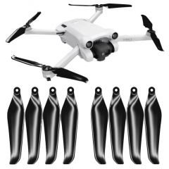 DJI Mini 3 Pro / Mini 4 Pro Stealth Upgrade Propellers - x4 Black