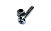 Screw M3x16 & lock nut (metal)