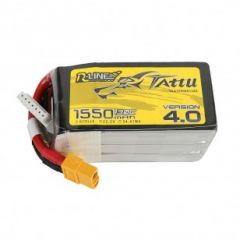 Tattu R-Line Version 4.0 1550mAh 22.2V 130C 6S1P Lipo Battery Pack