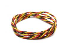 Twisted 22AWG Servo Wire Red/Black/Yellow (1m)